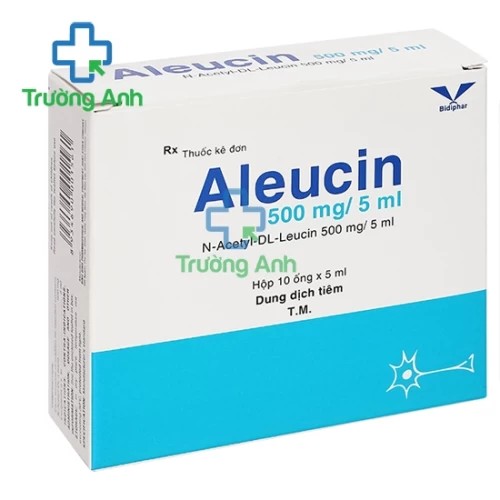 Aleucin 500mg/5ml Bidiphar - Thuốc điều trị đau đầu chóng mặt hiệu quả