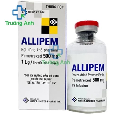 Allipem 500mg - Thuốc điều trị ung thư phổi hiệu quả của Hàn quốc