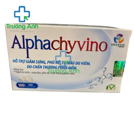 Alphachyvino Hebitech - Hỗ trợ giảm sưng, phù nề hiệu quả