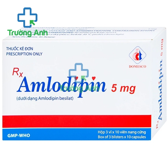 Amlodipin 5mg Domesco - Thuốc điều trị cao huyết áp hiệu quả