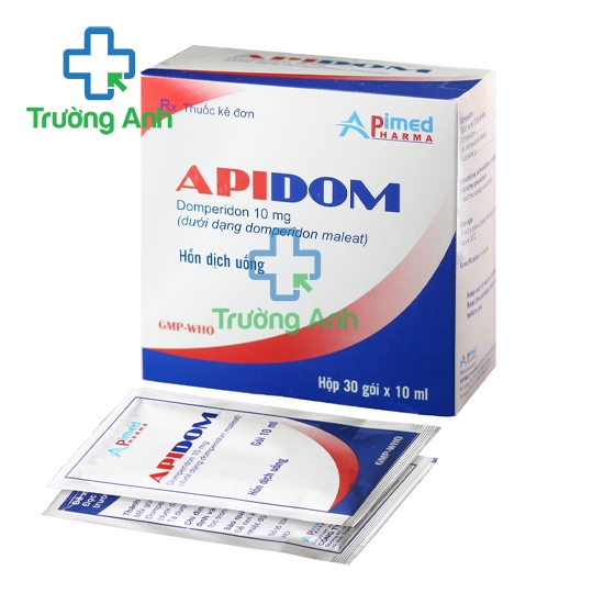 Apidom (gói) - Thuốc điều trị triệu chứng buồn nôn, nôn của Apimed