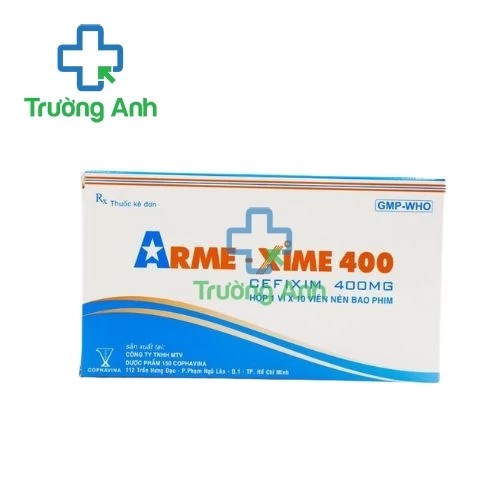 Arme-Xime 400 - Thuốc điều trị nhiễm khuẩn hiệu quả