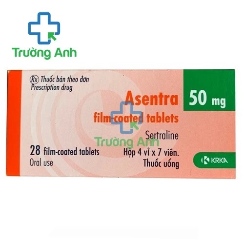 Asentra 50mg - Thuốc điều trị trầm cảm hiệu quả của Slovenia