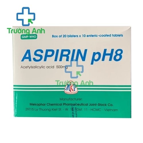 Aspirin pH8 - 500mg Mekophar - Thuốc giảm đau cơ, khớp hiệu quả