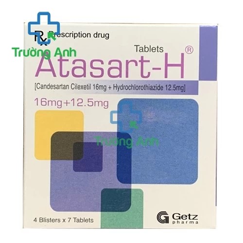 Atasart-H 16mg + 12,5mg - Thuốc điều trị tăng huyết áp của Pakistan