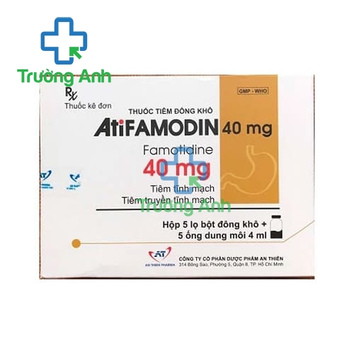AtiFamodin 40mg (4ml) - Thuốc điều trị loét dạ dày tá tràng hiệu quả