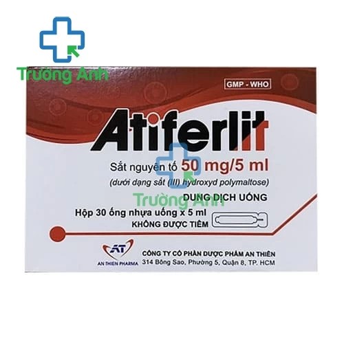 Atiferlit A.T Pharma - Thuốc điều trị thiếu máu do thiếu sắt