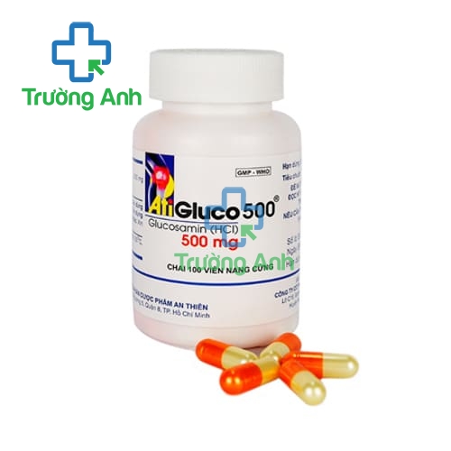 Atigluco 500 An Thien Pharma (Chai 100 viên) - Thuốc điều trị viêm khớp gối