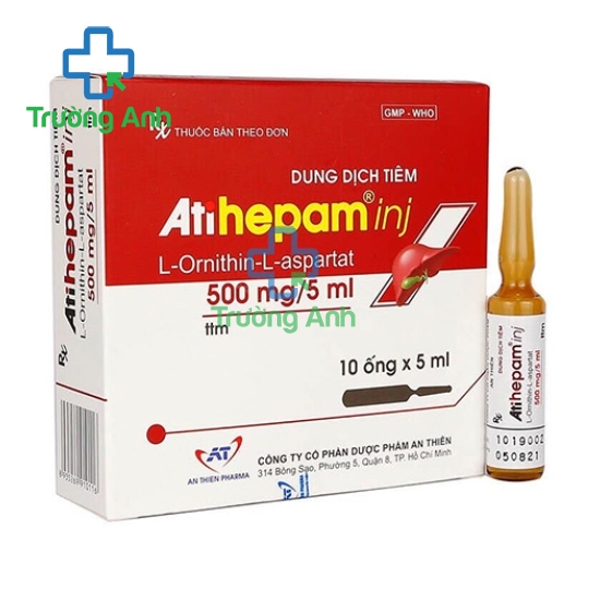 Atihepam inj - Điều trị hỗ trợ bệnh gan cấp tính và mãn tính của An Thiên