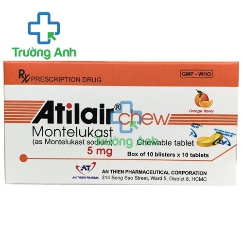 Atilair chew - Thuốc phòng và điều trị hen phế quản hiệu quả của An Thiên