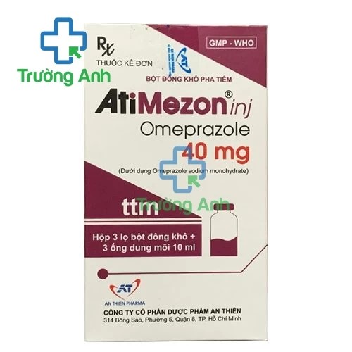 Atimezon Inj 40mg - Thuốc điều trị viêm loét dạ dày, tá tràng hiệu quả
