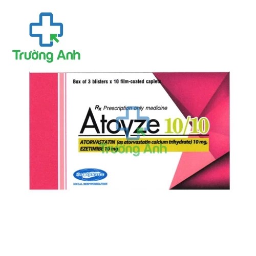 Atovze 10/10 - Thuốc làm giảm cholesterol máu hiệu quả của Savipharm