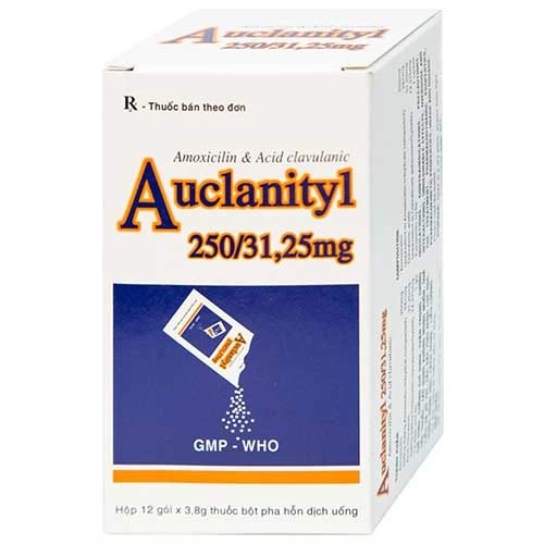 Auclanityl 250/31,25mg - Thuốc điều trị nhiễm khuẩn hiệu quả của Tipharco