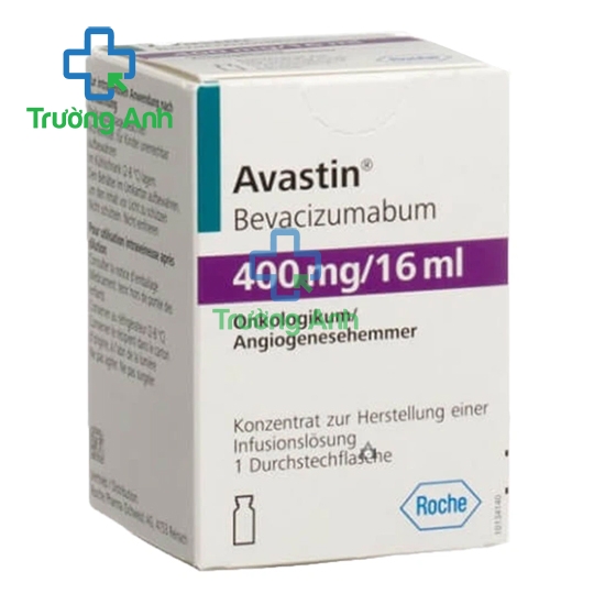Avastin 400mg/16ml - Thuốc điều trị ung thư phổi, u não của Thụy Sĩ