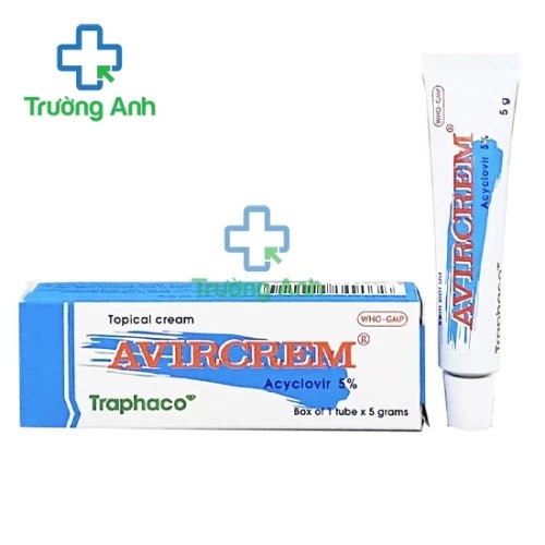 Avircrem 5% 5g - Thuốc điều trị và dự phòng nhiễm virus Herpes hiệu quả