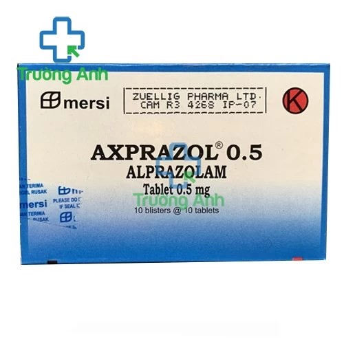 Axprazol 0.5mg - Thuốc điều trị hội chứng hoảng sợ, lo âu hiệu quả của KRKA