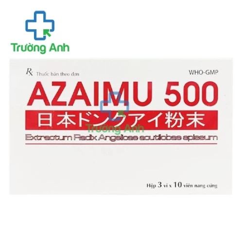 Azaimu 500 -  Giúp hoạt huyết, bổ huyết, điều kinh và điều trị thiếu máu hiệu quả