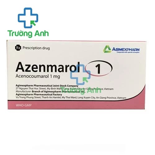 Azenmarol 1 - Thuốc điều trị bệnh tim mạch hiệu quả của Agmexpharm