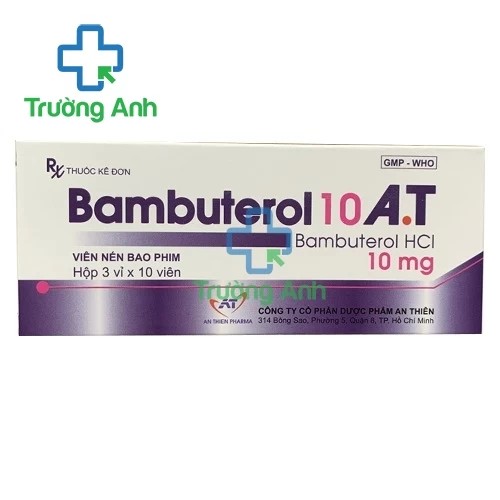 Bambuterol 10 A.T - Thuốc điều trị hen phế quản hiệu quả (10 hộp)
