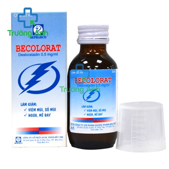 Becolorat 30ml - Siro điều trị viêm mũi dị ứng của Bepharco