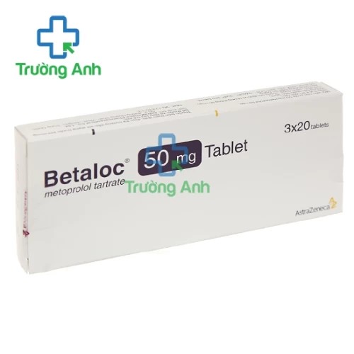 Betaloc 50mg - Thuốc điều trị cao huyết áp hiệu quả 