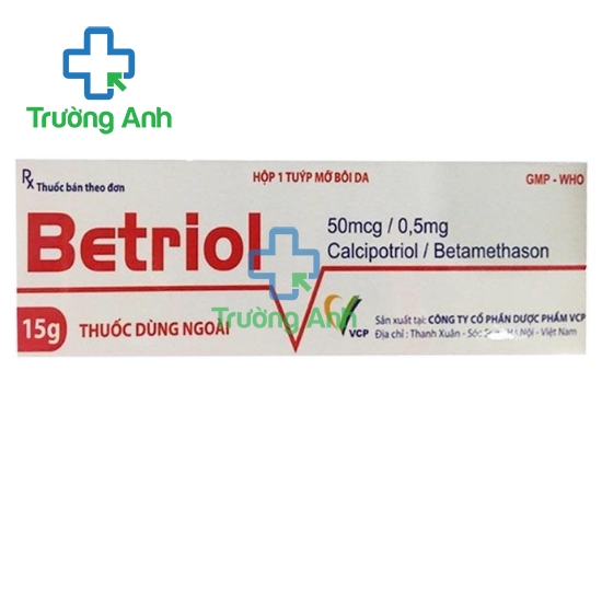 Betriol - Thuốc bôi da điều trị bệnh vảy nến hiệu quả của VCP