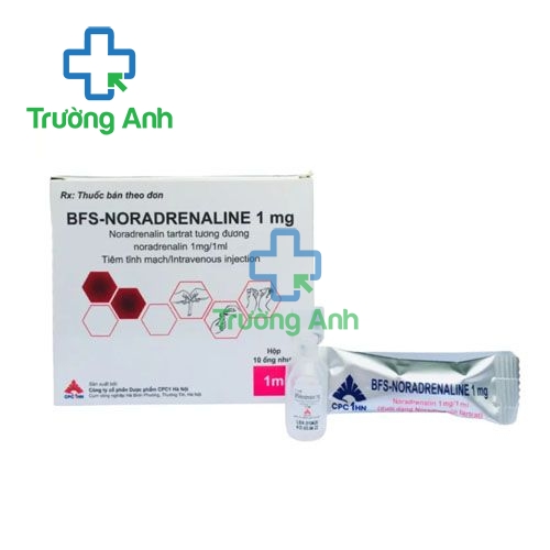 BFS-Noradrenaline 1mg - Thuốc điều trị tụt huyết áp hiệu quả