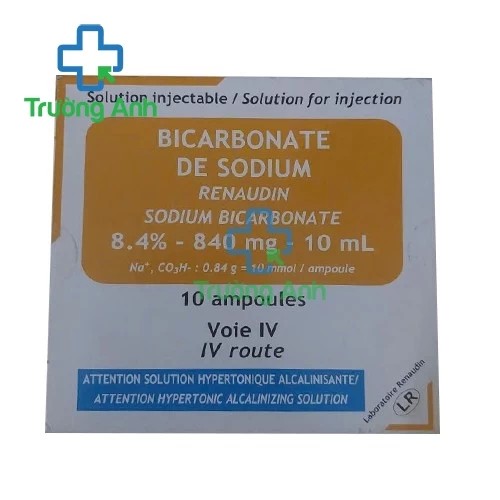 Sodium Bicarbonate Renaudin 8,4% - Thuốc điều trị nhiễm acid chuyển hóa của Pháp