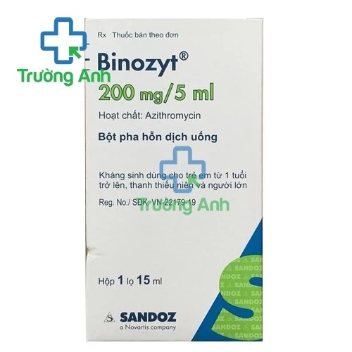 Binozyt 200mg/5ml - Thuốc điều trị nhiễm khuẩn hiệu quả
