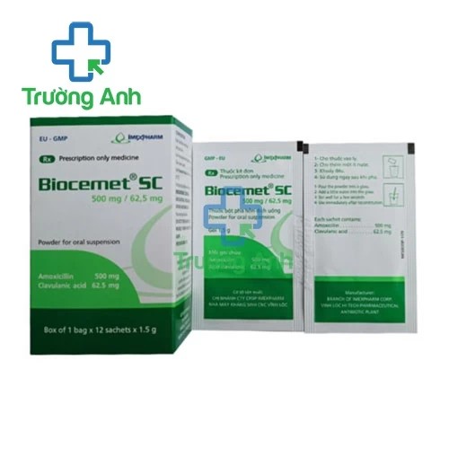 Biocemet SC 500mg/62,5mg Imexpharm - Thuốc điều trị nhiễm khuẩn hiệu quả