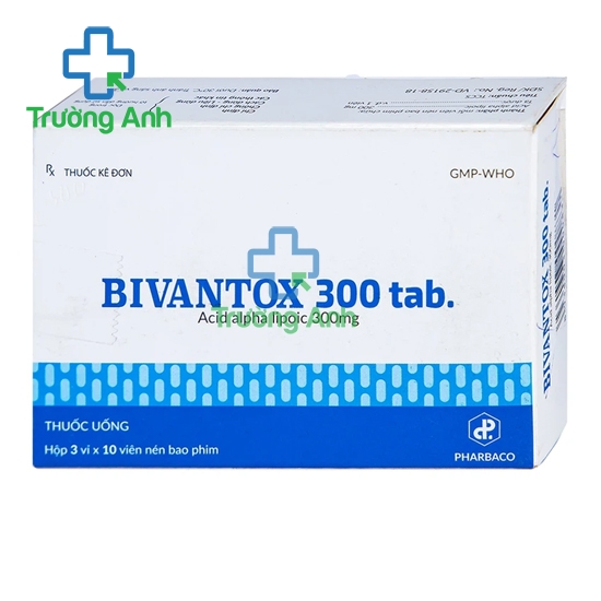 Bivantox 300 tab - Thuốc điều trị thần kinh hiệu quả của Pharbaco 