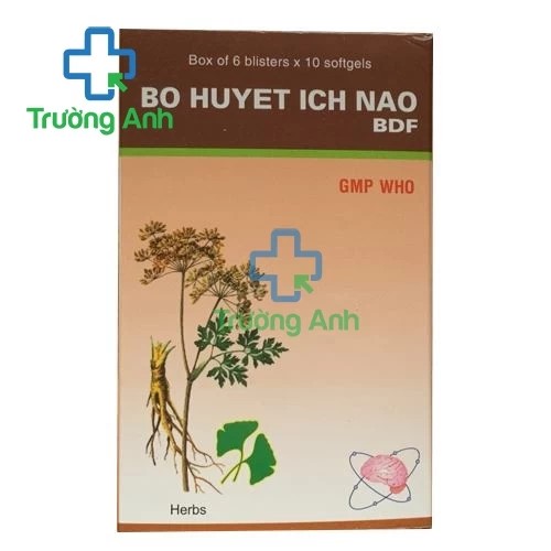 Bổ huyết ích não BDF - Giúp tăng cường trí nhớ, lưu thông máu hiệu quả 