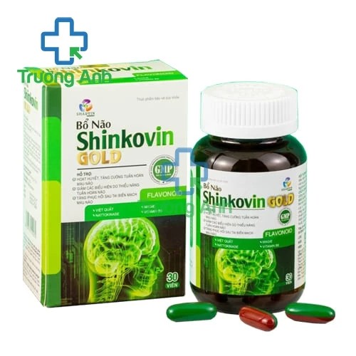 Bổ não Shenkovin Gold - Giúp hoạt huyết, tăng cường lưu thông máu não hiệu quả