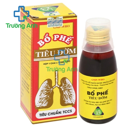 Bổ phế tiêu đờm Ypharco 125ml - Chữa ho héo dài hiệu quả