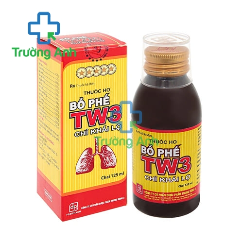 Bổ phế TW3 chỉ khái lộ (chai) - Hỗ trợ giảm ho, tiêu đờm hiệu quả