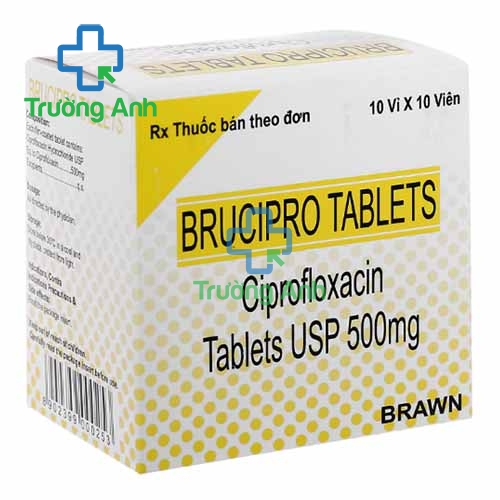 Brucipro Tablets - Thuốc điều trị nhiễm khuẩn hô hấp của Ấn Độ
