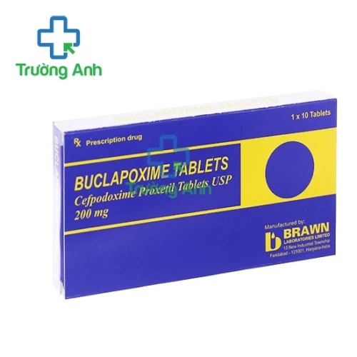 Buclapoxime tablets 200 - Thuốc điều trị nhiễm khuẩn hiệu quả của Brawn