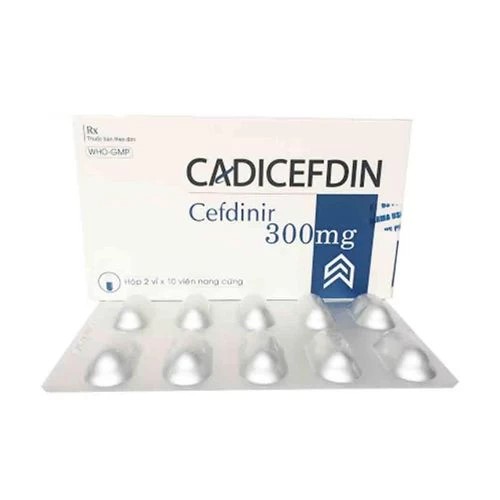 Cadicefdin 300mg - Thuốc điều trị nhiễm khuẩn từ nhẹ đến vừa hiệu quả