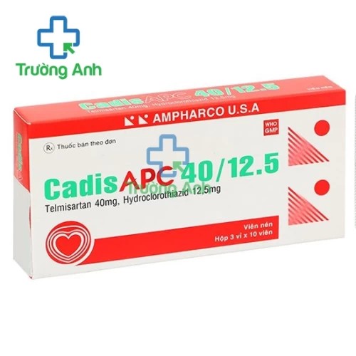 CADISAPC 40/12.5 - Thuốc điều trị tăng huyết áp ở người lớn hiệu quả
