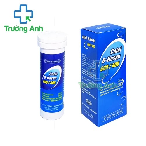 Calci D-Hasan 600/400 - Giúp bổ sung calci và Vitamin D