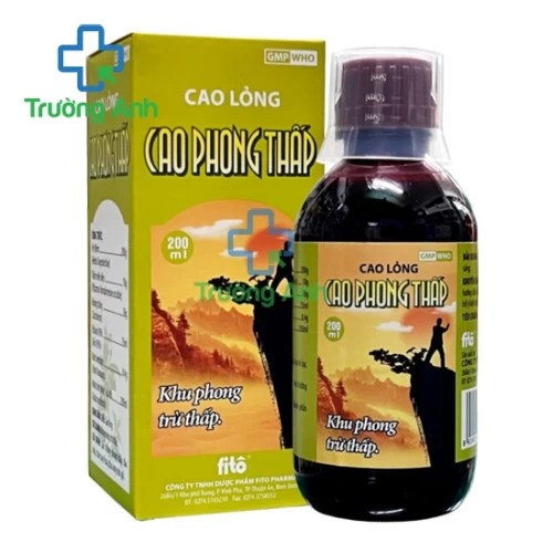 Cao phong thấp Fito - Hỗ trợ điều trị phong thấp đau nhức