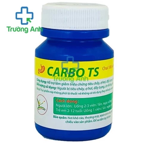 Carbo TS - Thuốc điều trị ngộ độc, tiêu chảy hiệu quả của AMTEX