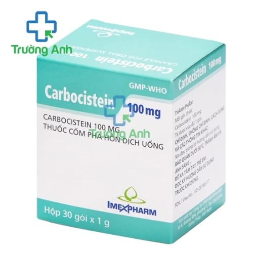 Carbocistein 100mg - Thuốc điều trị viêm phế quản của Imexpharm