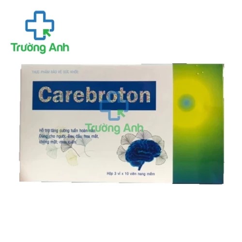Carebroton - Hoạt huyết tăng cường tuần hoàn não hiệu quả