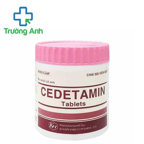 Cedetamin Khapharc (500 viên) - Thuốc điều trị viêm mũi dị ứng hiệu quả