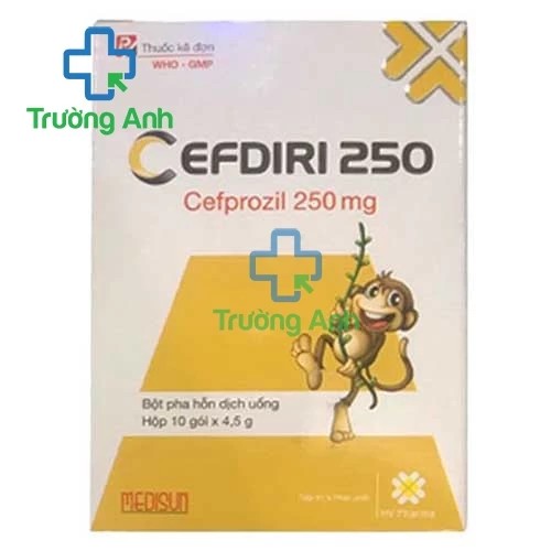 Cefdiri 250 Medisun - Thuốc điều trị nhiễm khuẩn hiệu quả