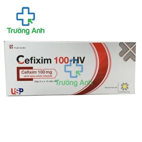 Cefixim 100-HV USP - Thuốc điều trị nhiễm khuẩn hiệu quả
