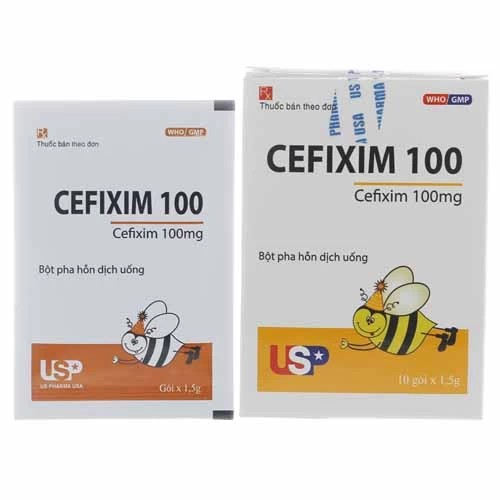 Cefixime 100mg Con Ong USP - Thuốc điều trị nhiễm khuẩn hiệu quả