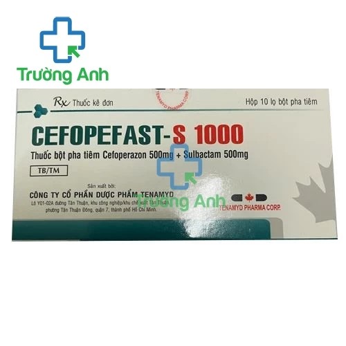 Cefopefast-S 1000 Tenamyd - Thuốc điều trị nhiễm khuẩn hiệu quả