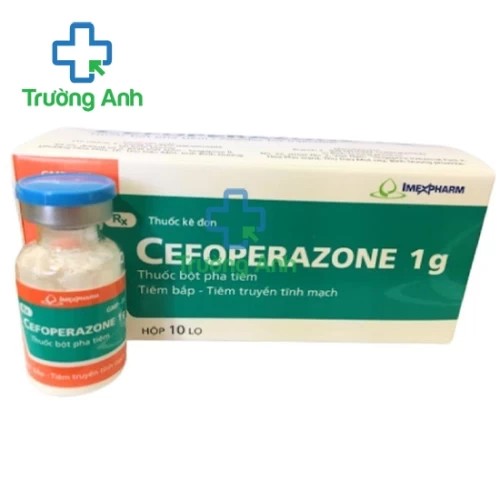 Cefoperazone 1g Imexpharm - Thuốc điều trị nhiễm khuẩn hiệu quả
